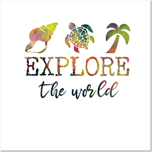 Explore the world Posters and Art